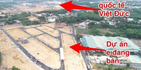 Sang nhượng gấp 1000m2 đất gần ĐẠI HỌC QUỐC TẾ VIỆT ĐỨC chỉ 790tr/nền .mt ql13 B