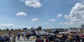 đất mặt tiền quốc lộ 50 5x22 huyện cần đước