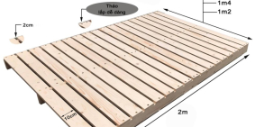 Giường gỗ pallet THÀNH PHỐ HỒ CHÍ MINH giá rẽ