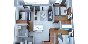 Cần bán căn hộ Dựĩ án Bcons Garden Trung tâm TP Dĩ An tầng 9 giá 23tr/m2