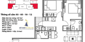 Giá ở đâu rẻ bằng ở đây, cần bán gấp căn 56,4m2 tại Mipec City View Kiến Hưng