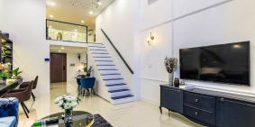 Shop house + căn hộ 250tr/40m2 SHR sàn lát gỗ full nội thất đã hoàn thiện