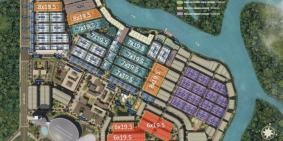 Bán Nhà Phố Khu Đô Thị Aqua City - Hưng Long, Biên Hòa 5.5x20