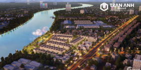 Nhà Phố cao cấp ven sông vàm cỏ, giá rẻ, tiềm năng phát triển cao, cực đẹp.