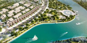 Lô biệt thự 8x25 đường 30m TT Núi Thành, ven sông