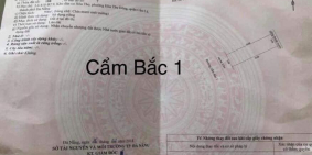 Cẩm Bắc 1, đường 7.5m sát bên lô góc, cách Lotte Mart chỉ 5p chạy xe- Giá 3.5 ty