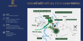 Dãy Shop House thuộc dự án KingBay 3 măt tiền sông, Chỉ từ 18tr/m2