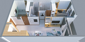 Bán A.03, 51m2 trực diện ngắm view công viên nội khu gần 2000m2 giá 1.6 tỷ