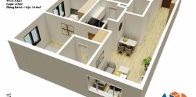 Căn hộ góc hướng mát 56.4m2 giá chỉ 1tỷ tt HÀ ĐÔNG