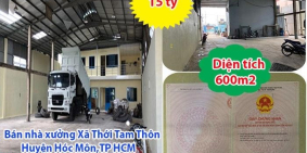 Bán nhà xưởng Xã Thới Tam Thôn, Huyện Hóc Môn,TP HCM