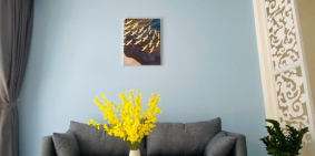 Bán nhà 1 trệt 1 lầu Đức Hòa Hạ, sổ hồng riêng, TT 642tr, NH cho vay  ở ngay