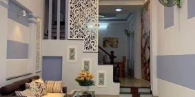 NHÀ ĐẸP Ở NGAY - 51M2-5.5TỶ - XE HƠI THÔNG- QUẬN GÒ VẤP (  CA SĨ HQH )