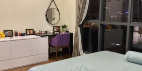 Cho thuê căn hộ 2PN chung cư Tràng An nội thất đầy đủ giá 13tr/th