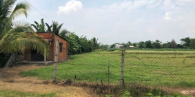 Gây tai nạn nghiêm trọng bán 380m2 đất nền mặt tiền tỉnh lộ 7 , sổ hồng riêng