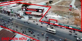 Đất nền đối diện chợ,thổ cư 100%,sổ đỏ riêng từng nền