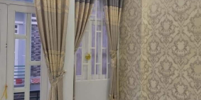 Nhà 4x10 1 trệt 1 lầu, 2pn, 2 wc, đường nhựa 6m giá 550tr