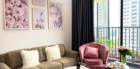 Tôi có căn hộ ở Tràng An Complex, 2PN ban công hướng Nam, tầng 18 đủ đồ cho thuê