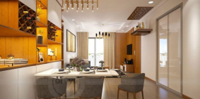 Nhà đẹp, giá rẻ! Tòa C2 chung cư D'Capitale 2PN, 1VS full nội thất giá 12tr/th