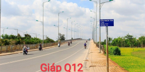 BÁN LÔ ĐẤT 80m2 vuông vức gần Đông Thạnh Hóc Môn