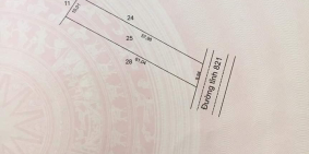 Bán gấp lô đất 10x61 mặt tiền đường 821 Mặt tiền đường nhựa