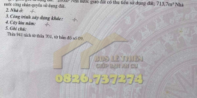 Bán đất đường DX070 Định Hòa Thủ Dầu Một.DT 913m2. Cách MPTV 50 mét