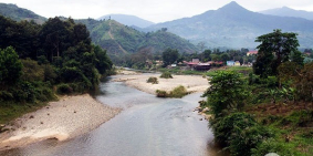 bán đất mặt tiền quốc lộ 27c giáp sông thích hợp làm nhà vườn nghĩ dưỡng