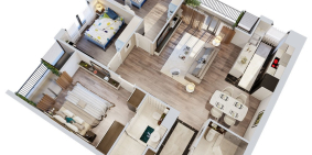 Bán căn góc 3PN 103m2 chung cư Imperia Sky Garden Minh Khai view sông Hồng