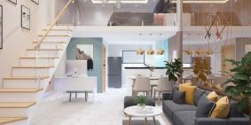 Bàn giao căn hô cao cấp siêu đẹp mặt tiền lê văn quới 800tr