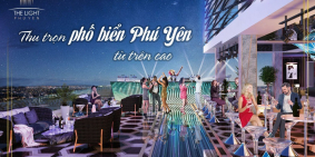 Căn hộ Phú Yên tòa nhà ánh sáng và ban công lượng sóng biểu tượng TP Tuy Hòa