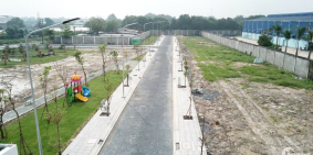 Đất nền sổ đỏ TP HCM.DT87m2 xây dựng tự do,dân cư hiện hữu hỗ trợ vay ngân hàng