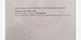 Chính chủ bán nhà tại đường Nguyễn Cửu Vân quận Bình Thạnh