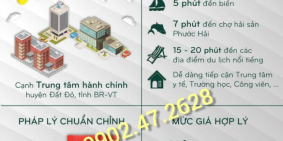 Bán Đất Siêu Đẹp 5x30 (60m2 thổ) Ngay Trung Tâm Thị Trấn Đất Đỏ - Bà Rịa