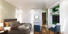 Căn hộ cao cấp Legend Complex Trung tâm Tp Thủ Dầu Một 2PN-WC chỉ 250tr/căn