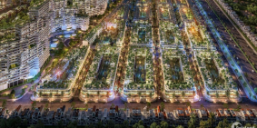 Bán Shophouse biển 2 mặt tiền 1 trệt 2 lầu (6x18m), Sở hữu vĩnh viễn, TT 1%/th