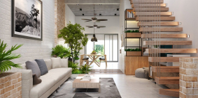 Nhà mới xây hiện đại đầy đủ nội thất gần bãi tắm