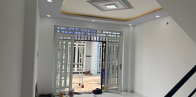 Cần bán gấp nhà thị trấn Đưc Hòa, sổ hồng riêng,giá 880 triệu,dtsd96m2