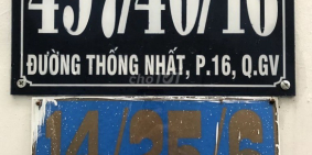 nhà sổ hồng chính chủ, 45m2, đường thống nhất, phường 16, quận gò vấp