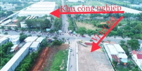 Lô đất đối diện Cổng cụm KCN Hắc Dịch giá 7tr5/m2!