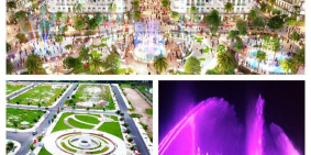 Quảng trường nhạc nước lớn nhất Long An chỉ có tại dự án khu dân cư Vietuc Vare