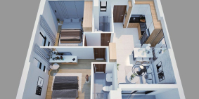 Sở hữu căn hộ 2PN - 55.88m2 ngay trung tâm hành chính Dĩ An