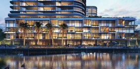 Căn hộ D-Aqua với 3 mặt sông, bến thuyền hoa cực đẹp. TT 30% đến khi nhận nhà.