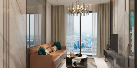 căn hộ Opal skyline - view nhìn sân golf hướng mát ,nhìn thành phố về đêm