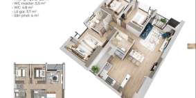 Căn hộ hạng A The Matrix One ck hơn 800tr miễn lãi 36T tặng 50tr tháng 11