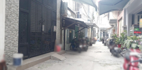 Nhà cấp 4 (4*20m) mặt tiền đường số 9 khu thông thương P4 Q8