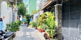 Nhà cấp 4 hẻm thông 4.2*19.7m Dương Bá Trạc Phường 2 Quận 8