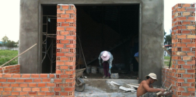 Bán nhà 2 mặt tiền, 1 trệt 1 lầu giá ngộp