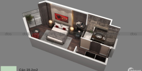 Căn hộ Khách Sạn Biển Dolce Penisola Quảng Bình giá chỉ 770tr