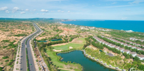 Sở hữu ngay Đất sổ đỏ mặt tiền 50m đường nhựa 12m cách biển 5Km.