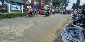 Mặt bằng kinh doanh chợ Hoà Nam, Di Linh, Lâm Đồng Diện tích 425m2 ( 17,2 x 45 )