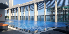 Cho thuê căn hộ Four Point 1 phòng ngủ tầng cao giá 650 usd-TOÀN HUY HOÀNG